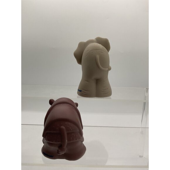 Fisher-Price Little People Zoo Talkers Elephant & Rhinoceros Figures 2011 Mattel - Picture 4 of 6
